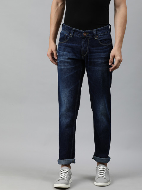 

SPYKAR Men Blue Skinny Fit Low-Rise Clean Look Stretchable Jeans