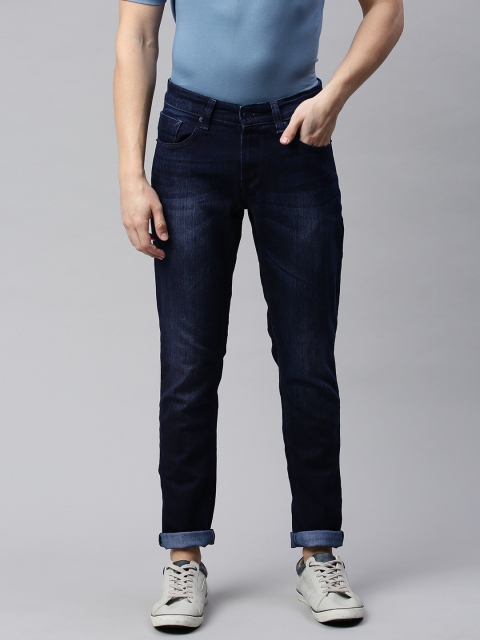 

SPYKAR Men Blue Skinny Fit Low-Rise Clean Look Jeans