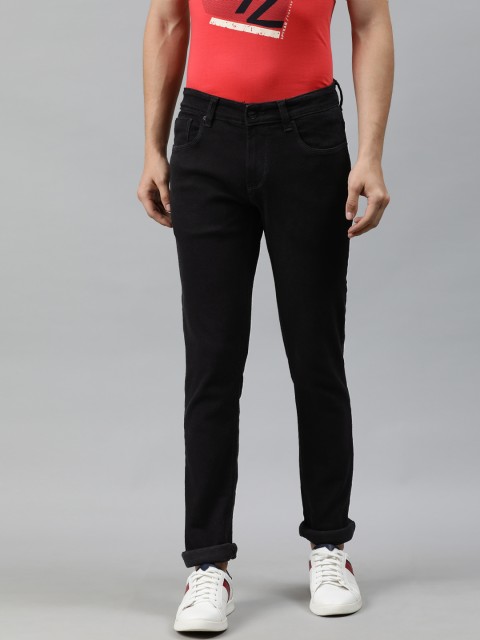 

SPYKAR Men Black Skinny Fit Low-Rise Clean Look Stretchable Jeans
