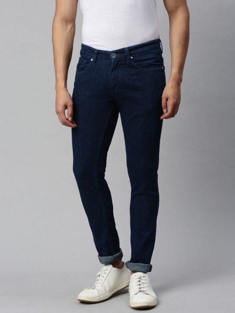 

SPYKAR Men Blue Skinny Fit Low-Rise Clean Look Stretchable Jeans