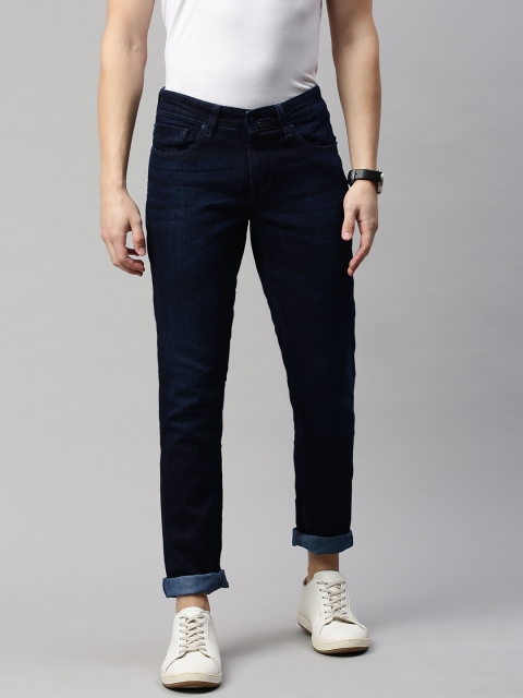 

SPYKAR Men Blue Rover Regular Fit Low-Rise Clean Look Jeans