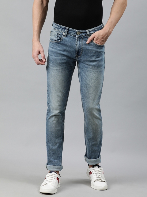 

SPYKAR Men Blue ROVER Slim Fit Low-Rise Clean Look Stretchable Jeans