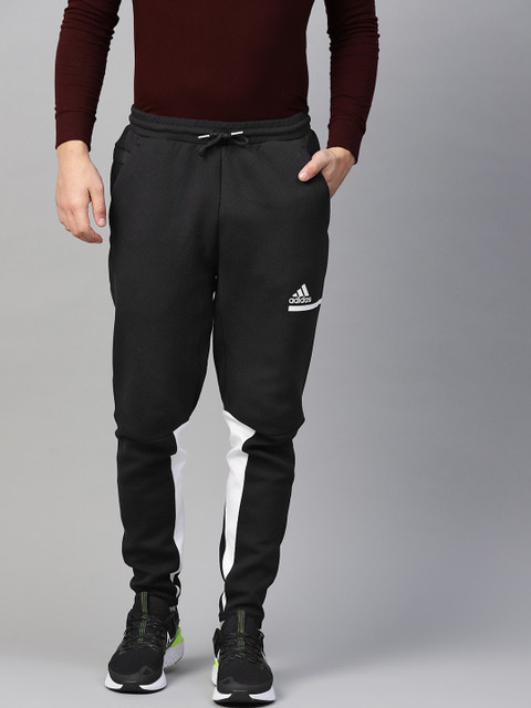 

ADIDAS Men Black Self-Design Inspired Z.N.E. Track Pants