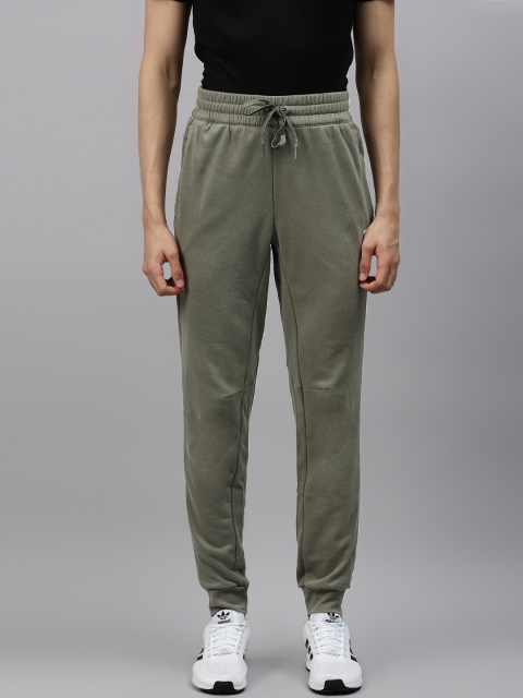 

ADIDAS Men Olive Green Solid BB PT Joggers