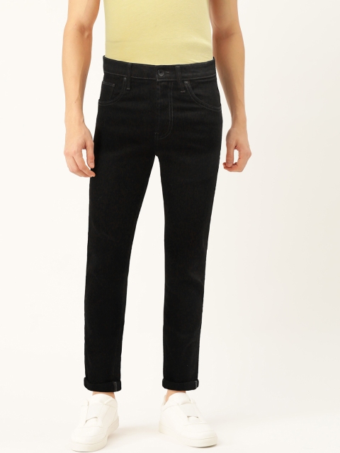 

United Colors of Benetton Men Black Skinny Fit Mid-Rise Clean Look Stretchable Jeans