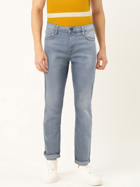 

United Colors of Benetton Men Blue Skinny Fit Mid-Rise Clean Look Stretchable Jeans