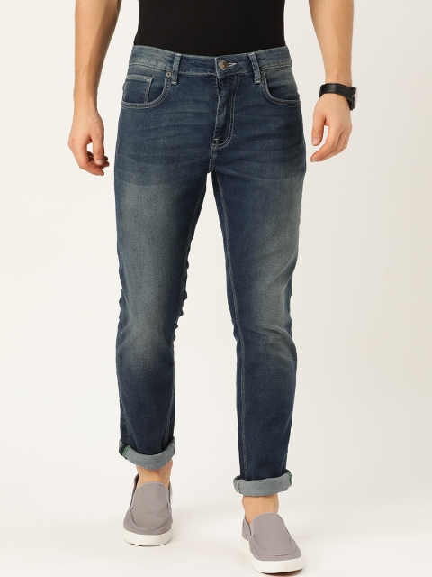 

United Colors of Benetton Men Blue Skinny Fit Mid-Rise Clean Look Stretchable Jeans