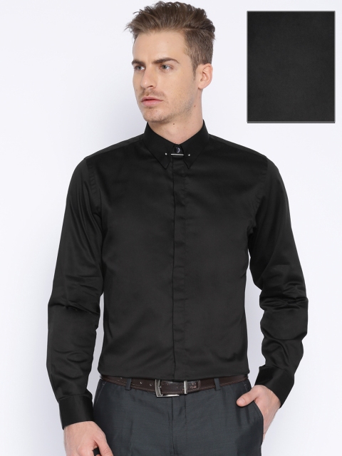 

Peter England Elite Black Slim Formal Shirt