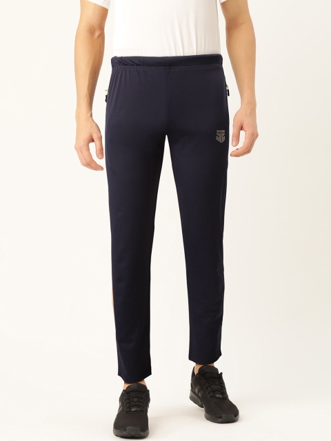 

Sports52 wear Men Navy Blue Solid Track Pants