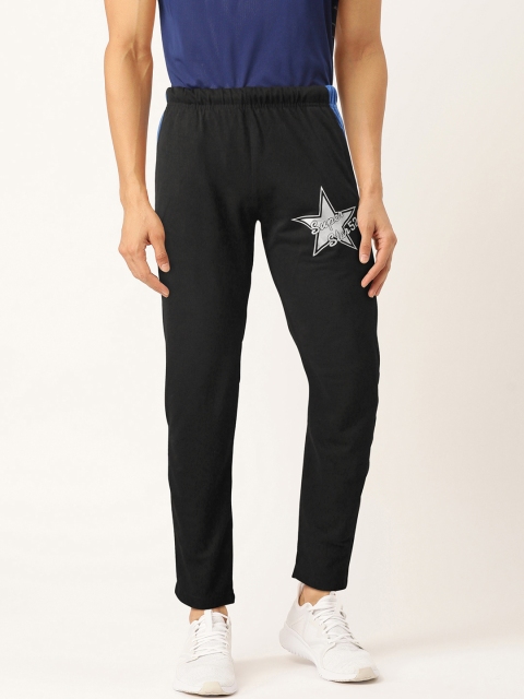 

Sports52 wear Men Black Solid Slim Fit Track Pants