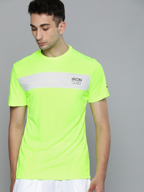 

HRX by Hrithik Roshan Men Lime Sherbet Solid Rapid-Dry Antimicrobial Training T-shirt, Fluorescent green