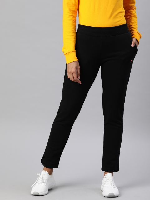 

Puma Women Black Solid Regular Fit OP 5 Sweat Track Pants