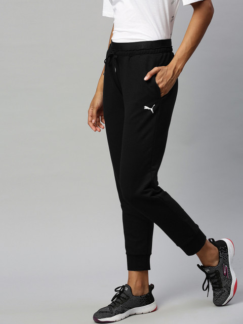 

Puma Women Black Solid Regular Fit Modern dryCELL Sports Joggers
