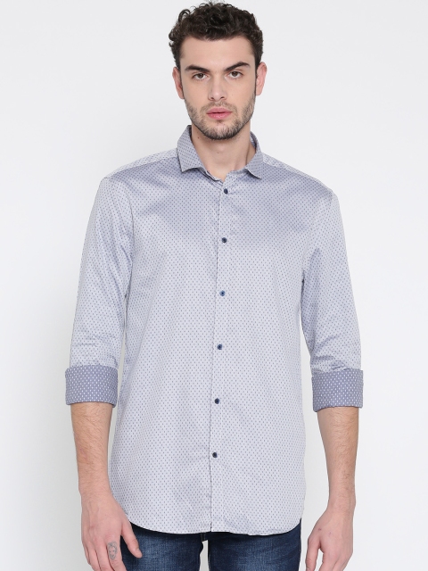 

Jack & Jones Blue Slim Fit Casual Shirt
