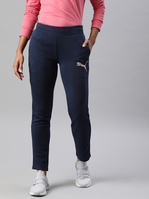 

Puma Women Navy Blue Solid Regular Fit OP 2 Sweat Track Pants