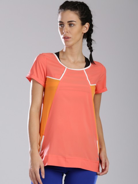 

HRX by Hrithik Roshan Coral Orange T-shirt