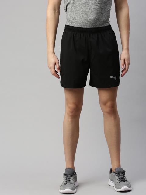 

Puma Men Black Solid Regular Fit Favorite Woven Running Session Shorts