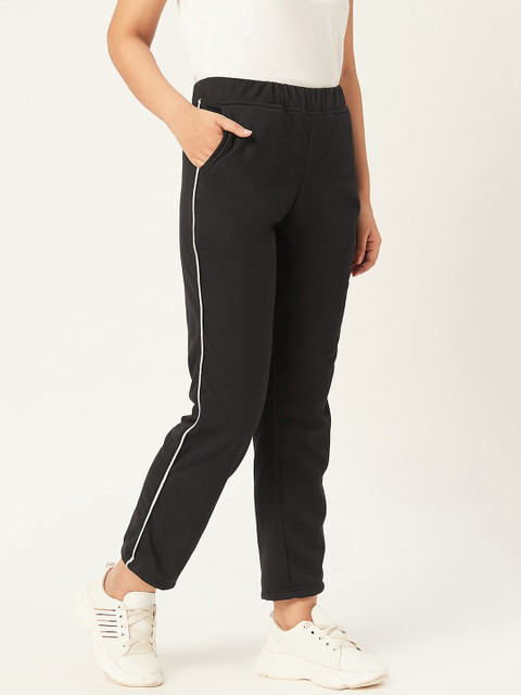 

Alsace Lorraine Paris Women Black Solid Track Pants