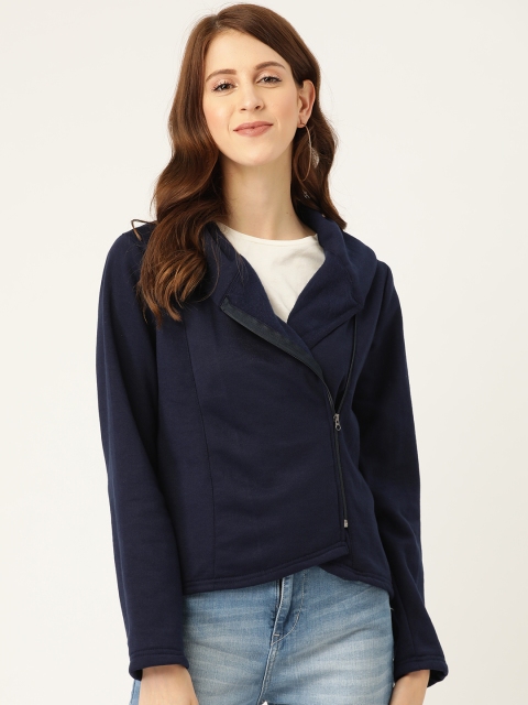 

Alsace Lorraine Paris Women Navy Blue Solid Sweatshirt