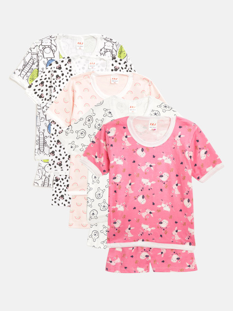 

MANZON Kids Pack of 5 Clothing Set, Pink
