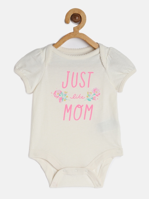 

GAP Infants Off-White Printed Bodysuit