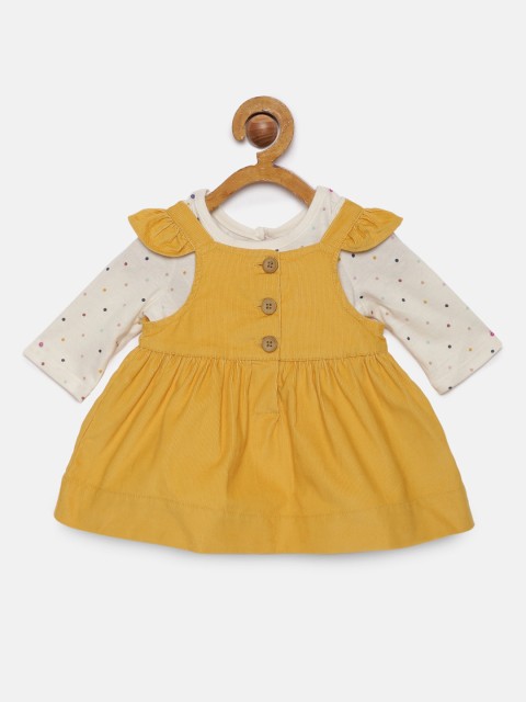 

GAP Girls Yellow Solid Two-Piece