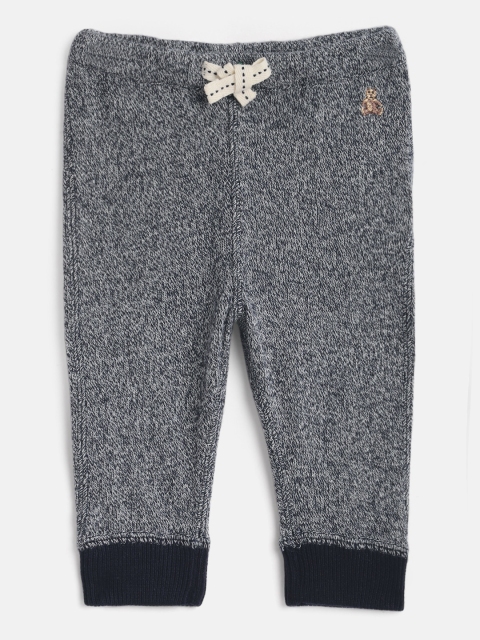 

GAP Boys Grey & Black Solid Slim-Fit Track Pants