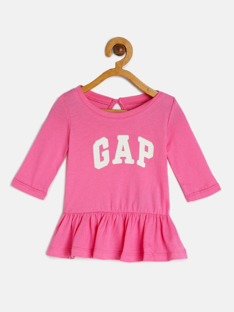 

GAP Girls Pink Printed A-Line Dress