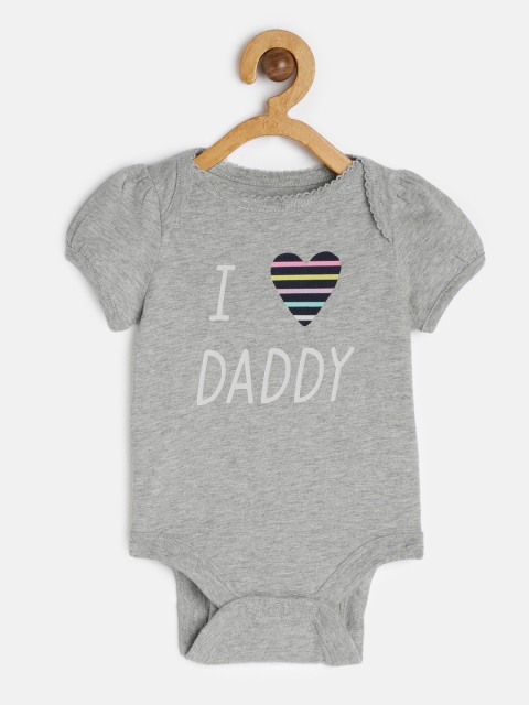 

GAP Infants Grey Printed Bodysuit