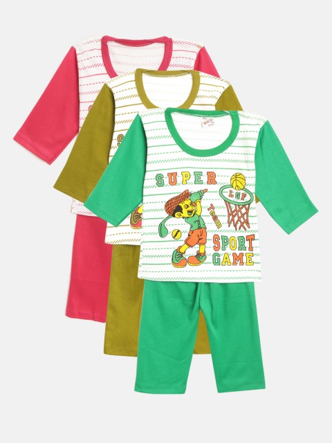 

MANZON Kids Pack of 3 Clothing Set, Green