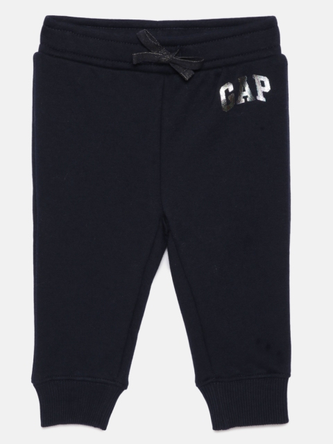 

GAP Girl's Navy Blue Solid Track Pants