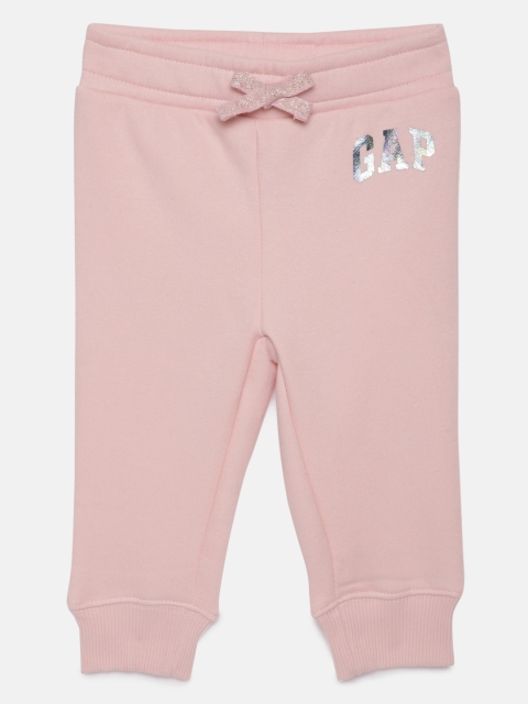 

GAP Girl's Pink Solid Track Pants
