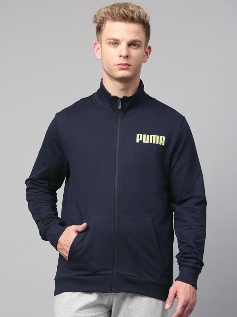 

Puma Men Navy Camo Full-Zip Sweatshirt, Navy blue