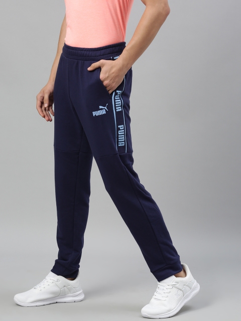 

Puma Men Navy Blue MCFC FtblCulture Solid Joggers