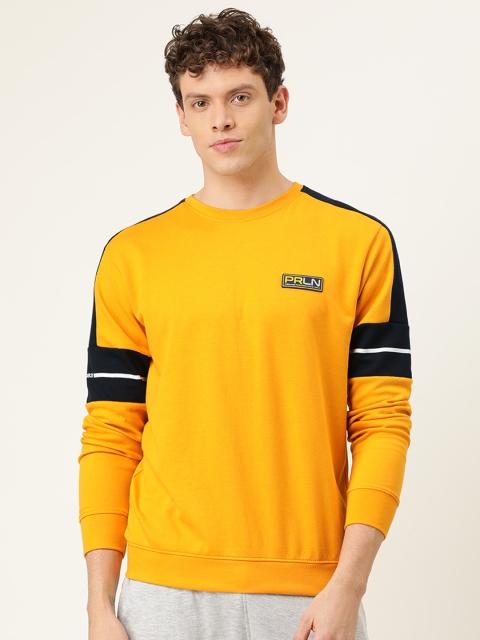

Proline Active Men Yellow Solid Sweatshirt