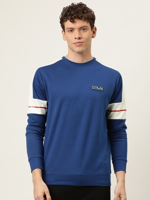

Proline Active Men Blue Solid Sweatshirt