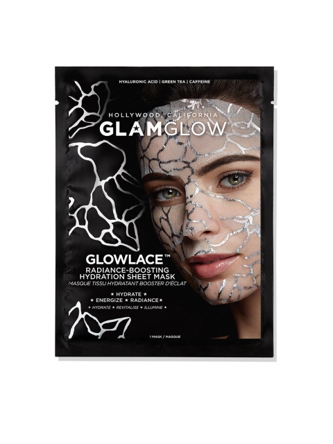 

GLAMGLOW Glowlace Radiance Boosting Hydration Sheet Mask, Black
