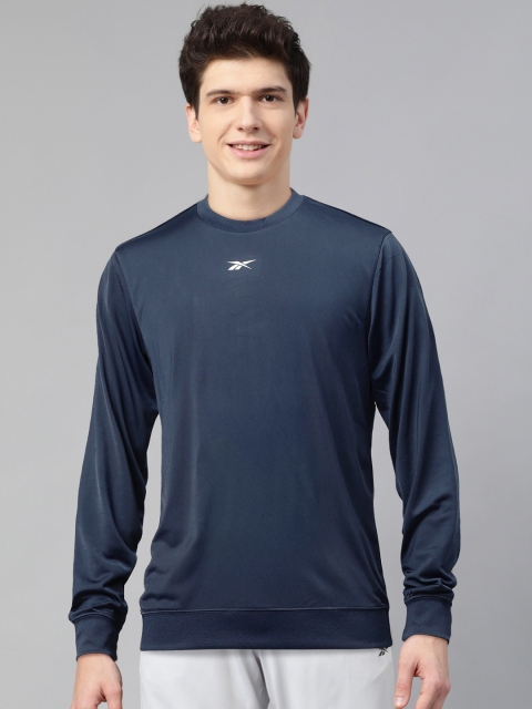 

Reebok Men Navy Blue Foundation Training Sweatshirt