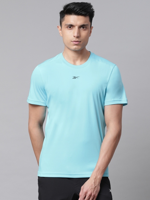 

Reebok Men Blue Solid Foundation Training T-shirt