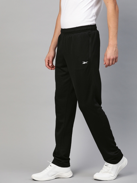 

Reebok Men Black Solid Training Track Pants