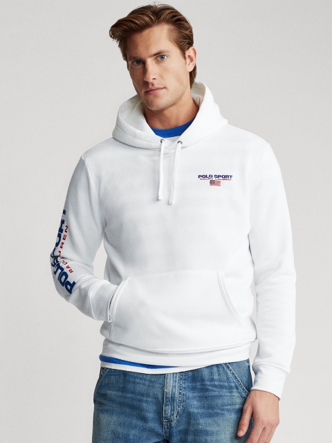 

Polo Ralph Lauren Men White Solid Pullover Sweatshirt