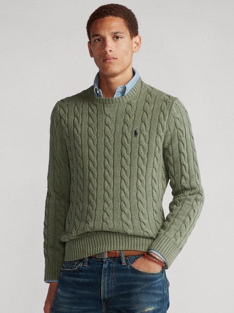 

Polo Ralph Lauren Cable-Knit Cotton Sweater, Grey