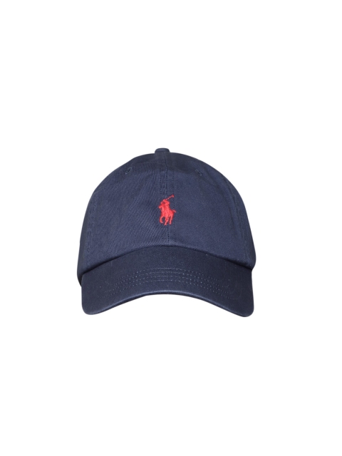 

Polo Ralph Lauren Men Navy Cotton Chino Sustainable Baseball Cap, Navy blue