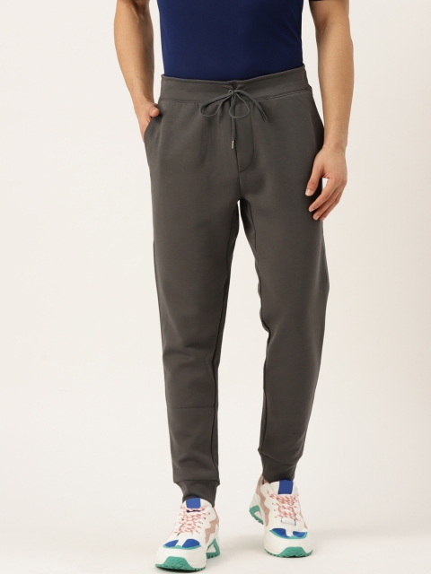 

Polo Ralph Lauren Men Charcoal Grey Solid Joggers
