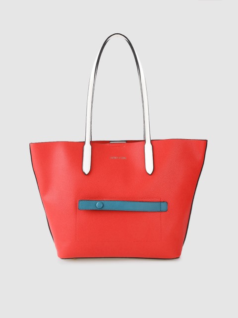 

United Colors of Benetton Red Solid Shoulder Bag