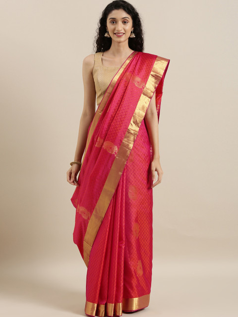 

The Chennai Silks Classicate Red Pure Silk Woven Design Kanjeevaram Saree