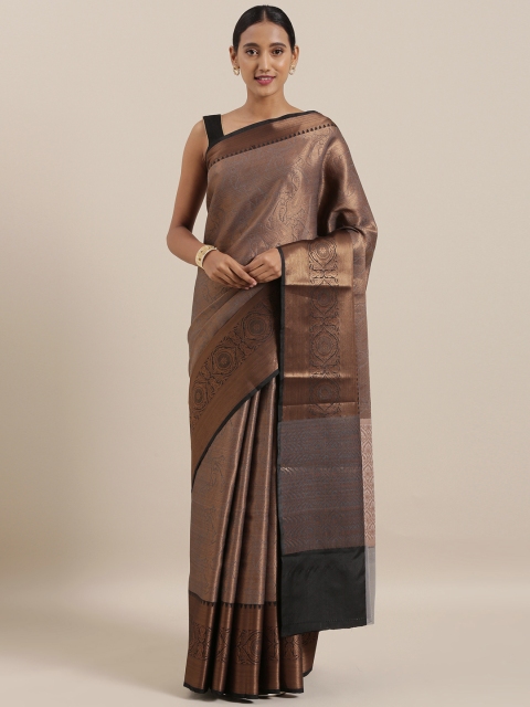 

The Chennai Silks Classicate Grey Woven Design Organza Saree