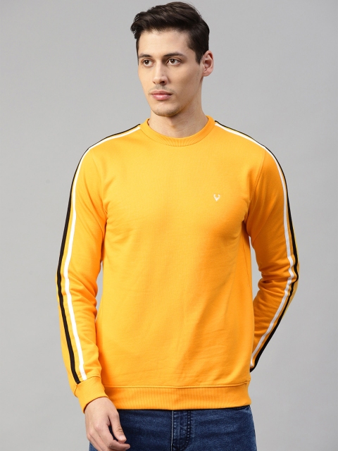 

Allen Solly Men Yellow Solid Sweatshirt