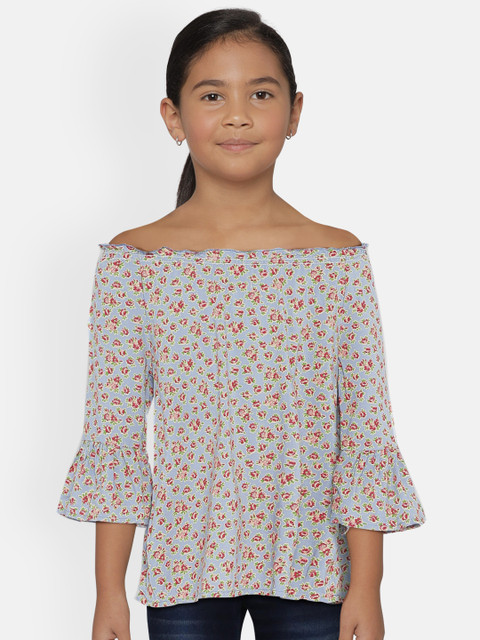 

UNDER FOURTEEN ONLY Girls Multicoloured Printed Top, Multi