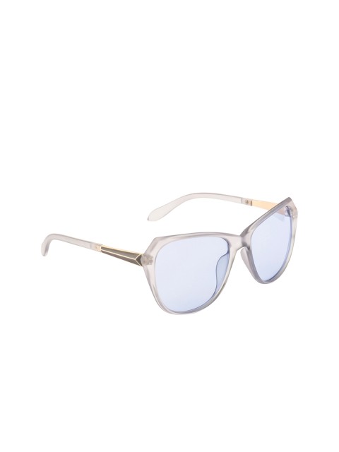 

Ted Smith Women UV Protected Oval Sunglasses TS-808S_BLU, Blue